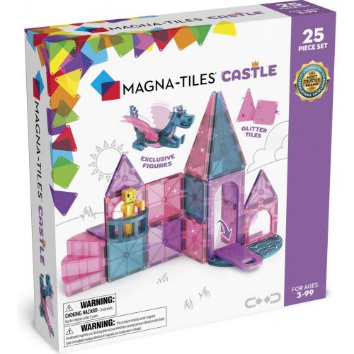 Magna-Tiles Kasteel roze met draak 25 stuks - Geschikt vanaf 3 jaar - Multi