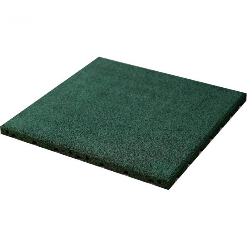 PTessentials Rubberen Vloerdelen 50 x 50 Groen | Fitness en Crossfit