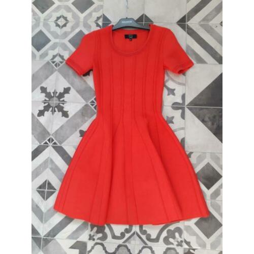 Nikkie by Kate Moss koraalrode jurk maat 34
