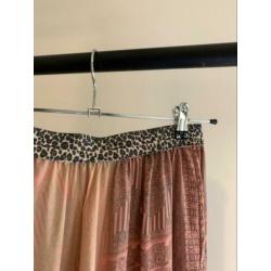 Mooie bohemian zijde rok one size
