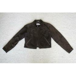 Bruin Suede Talc Jas (M) winterjas