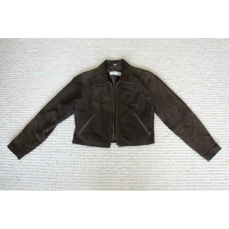 Bruin Suede Talc Jas (M) winterjas