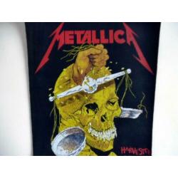 Metallica 80's vintage backpatch bp325 nieuw patch 24x35x31