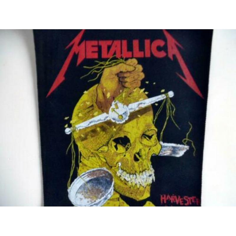Metallica 80's vintage backpatch bp325 nieuw patch 24x35x31