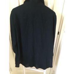 Dnkr blauwe wollen blouse jasje Max Mara/ marina Rinaldi,