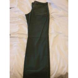 Nette Tommy Hilfiger heren broek 36/32 groen