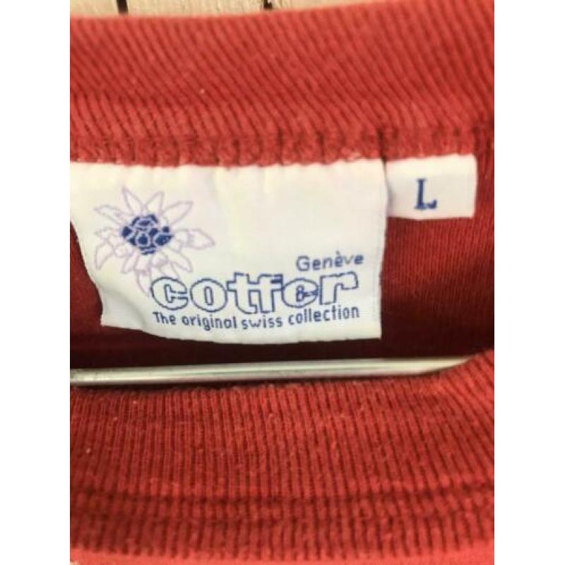 Zwitsers shirt Cotfer Genève edelweis,lederhozen carnaval