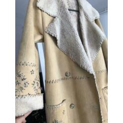 Emanual Ungaro Parallele vintage shearling jas maat S