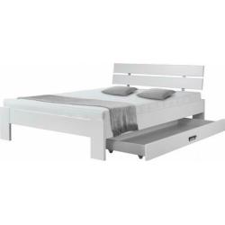 Tweepersoonsbed 140x200 MATRAS+BODEM+ Schuifdeur KLEDINGKAST