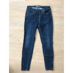 Spijkerbroek ONLY donkerblauw skinnyjeans maat 28/32