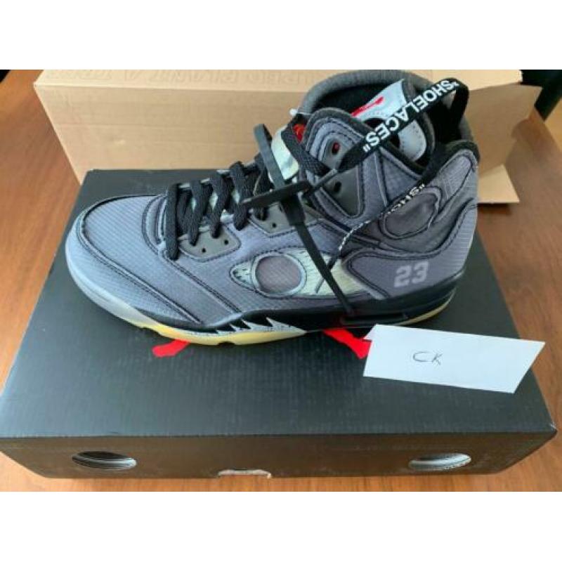 Jordan 5 Off White size 8.5 US / maat 42 EU