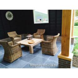 STUNT Vietnamees hardsteen Soft Finish terrastegels 50x50 cm