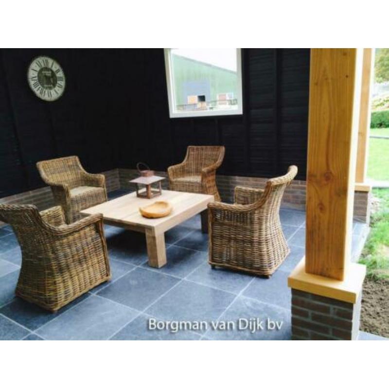 STUNT Vietnamees hardsteen Soft Finish terrastegels 50x50 cm