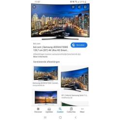 Samsung ue55hu7200 curved 4k tv met barst