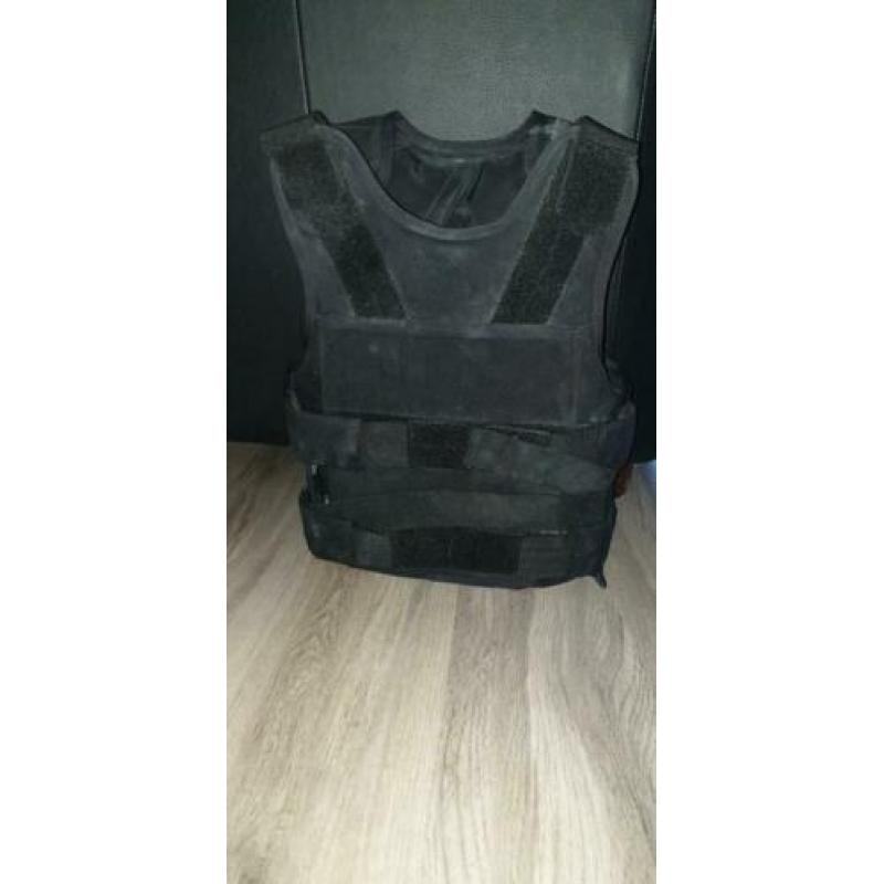 Steekwerend vest + beveilingsgordel +Snijwerende handschoene