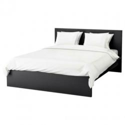 Ikea Malm bed 180x220 zwart