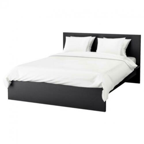 Ikea Malm bed 180x220 zwart