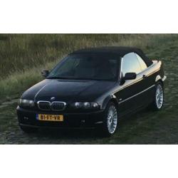 BMW 3-Serie 2.5 CI 323 Cabriolet AUT 2000 Zwart Youngtimer