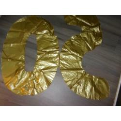 Gouden opblaascijfers 50