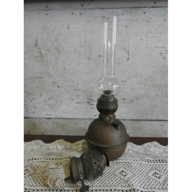 Antieke olielamp *20'' Matador brenner + extra brander