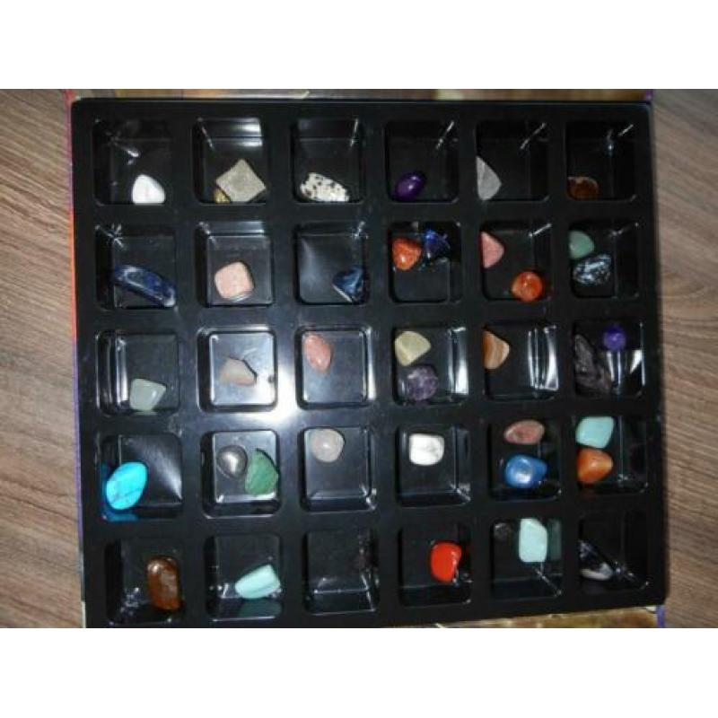 Mr Stone edelstenen map met 40 edelsteentjes