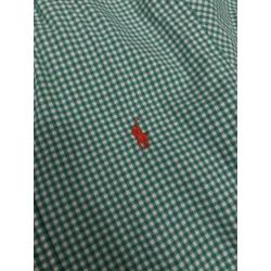 Ralph Lauren overhemd blouse groen ruitjes maat S