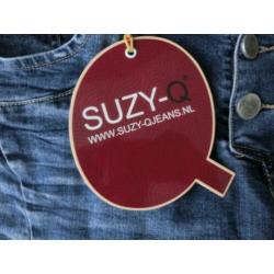 Stoere spijkerbroek suzy q met stretch zgan maat 44 gekocht
