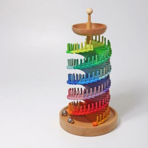Grimms houten knikkerbaan (regenboogkleuren) - grimms 43900