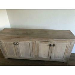 Eiken white wash dressoir