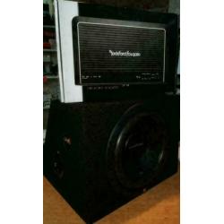 Rockford subwooferset 500watt