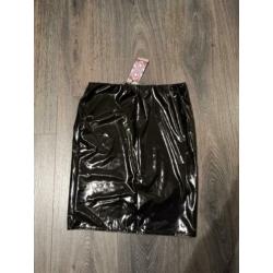 Latex rok maat M nieuw