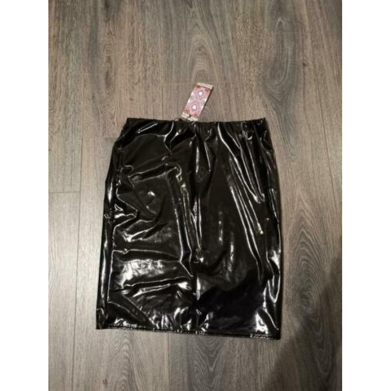 Latex rok maat M nieuw