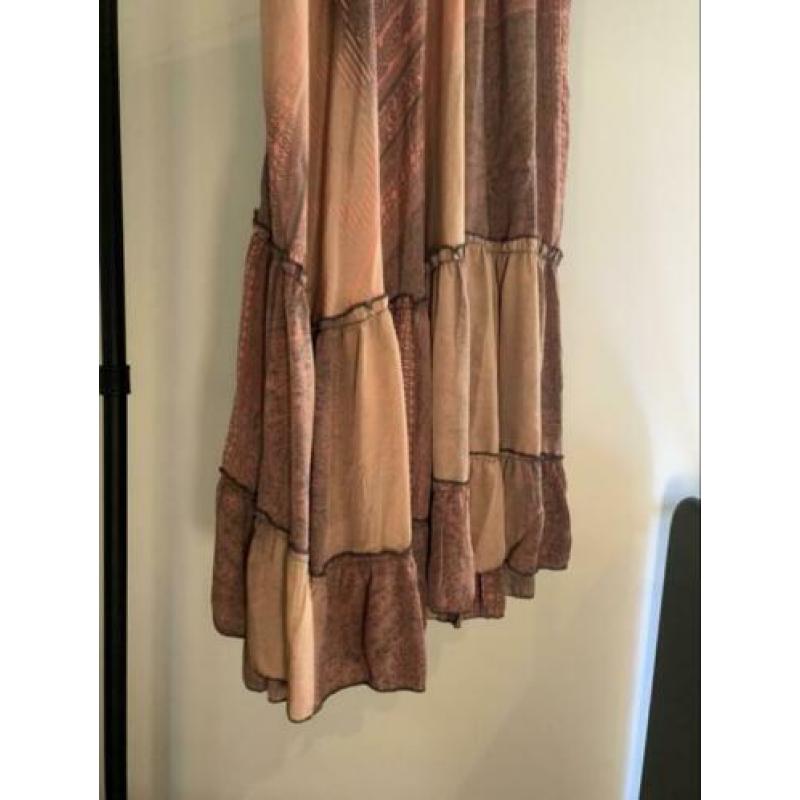 Mooie bohemian zijde rok one size
