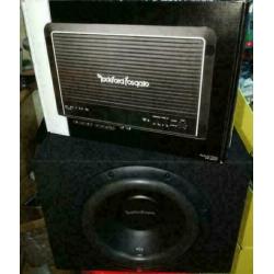 Rockford subwooferset 500watt