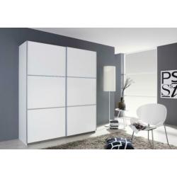 Tweepersoonsbed 140x200 MATRAS+BODEM+ Schuifdeur KLEDINGKAST