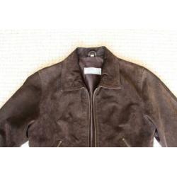 Bruin Suede Talc Jas (M) winterjas