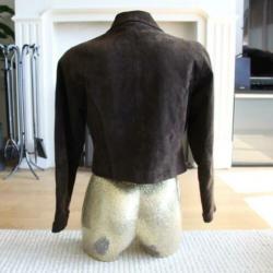 Bruin Suede Talc Jas (M) winterjas