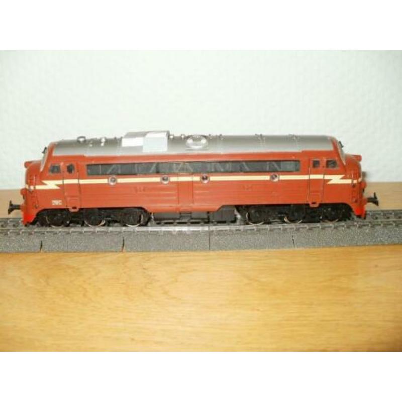 Marklin Diesellokomotief Ho no 3143 v/d Noorse spoorwegen.