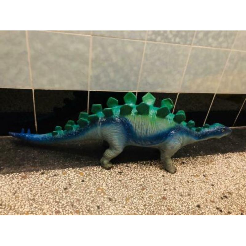 Dinosaurus XL groen blauw, speelgoed grote dino XL