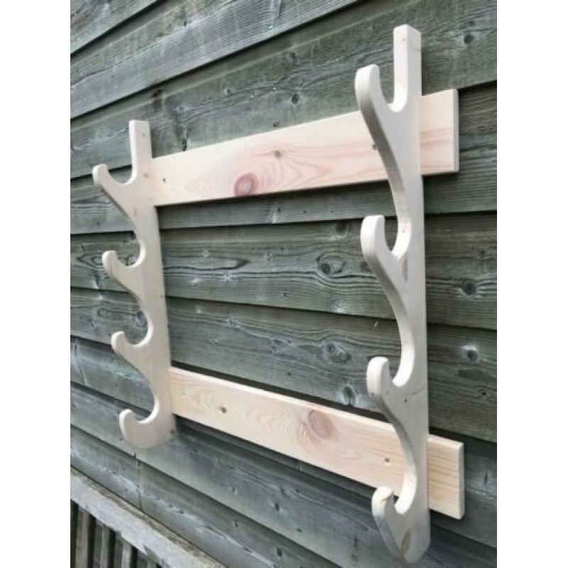 Wand rek T.B.V Geweer, Zwartkruit, Airsoft, Jacht, Klewang