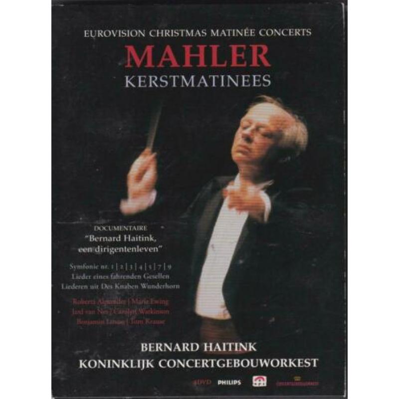 Mahler Kerst Matinees. Bernard Haitink 4 dvdbox