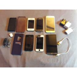 Partij 6 kapotte telefoons