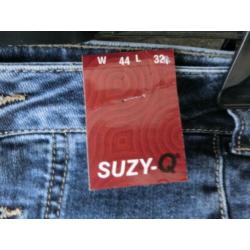 Stoere spijkerbroek suzy q met stretch zgan maat 44 gekocht