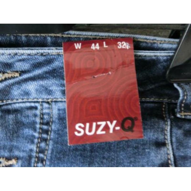 Stoere spijkerbroek suzy q met stretch zgan maat 44 gekocht