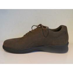 Bruine nubuck leren veterschoen 37
