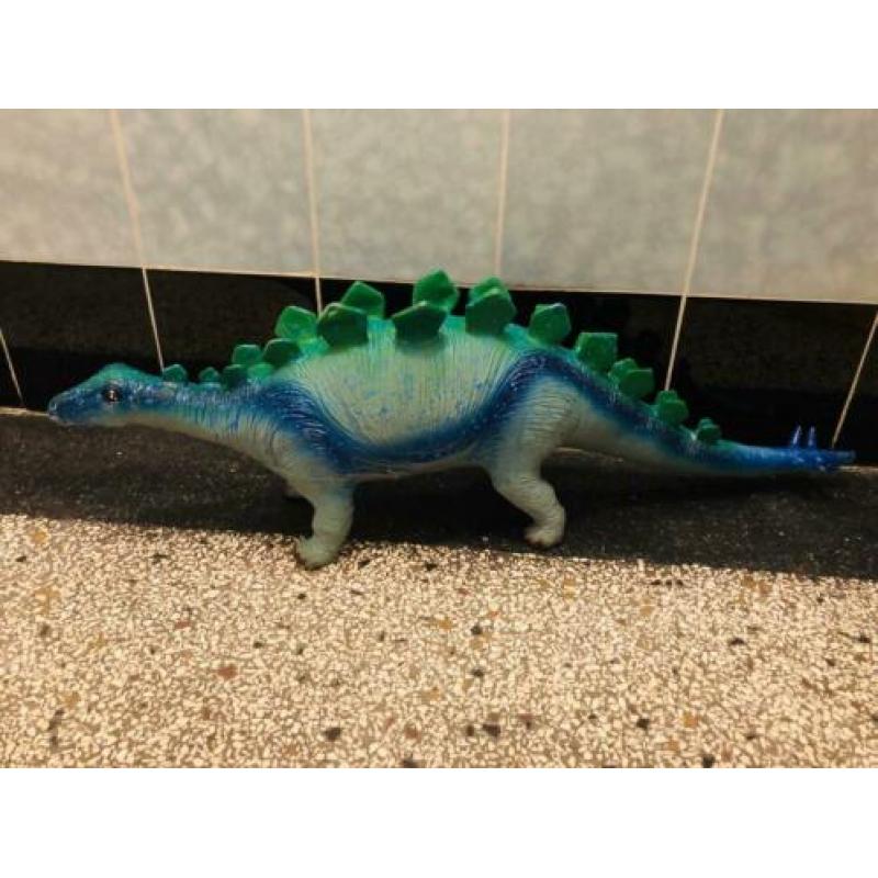 Dinosaurus XL groen blauw, speelgoed grote dino XL