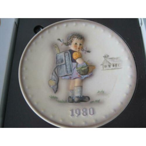 Hummel Wandbord en Tafelbel uit 1980