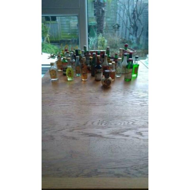 grote 338 stuks verzameling kleine drankflesjes.