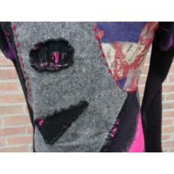 FOR HER Paris mt M fantastisch gekleurd jurkje