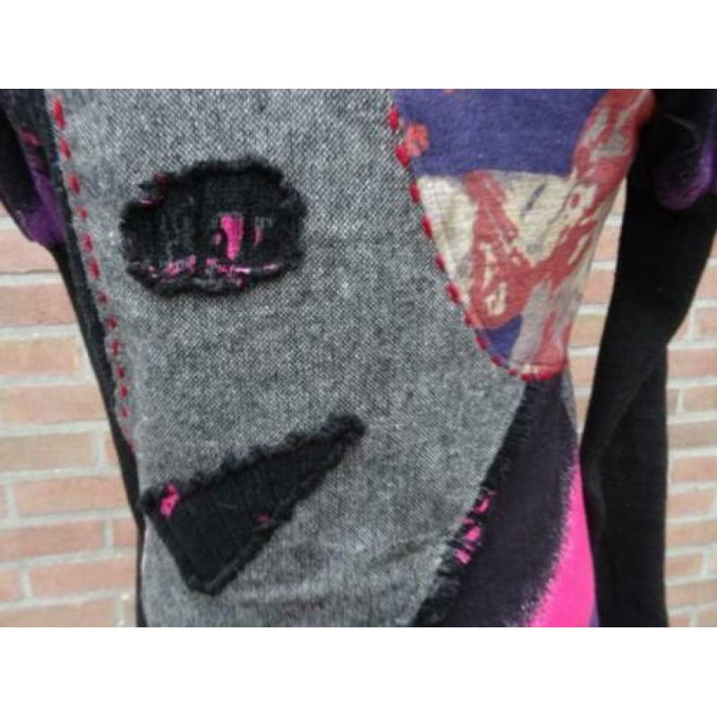 FOR HER Paris mt M fantastisch gekleurd jurkje
